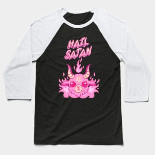 Hail Satan Baseball T-Shirt